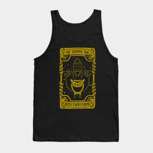 adventure time, the cosmic owl from adventure time in an awesome tarot card design Tank Top